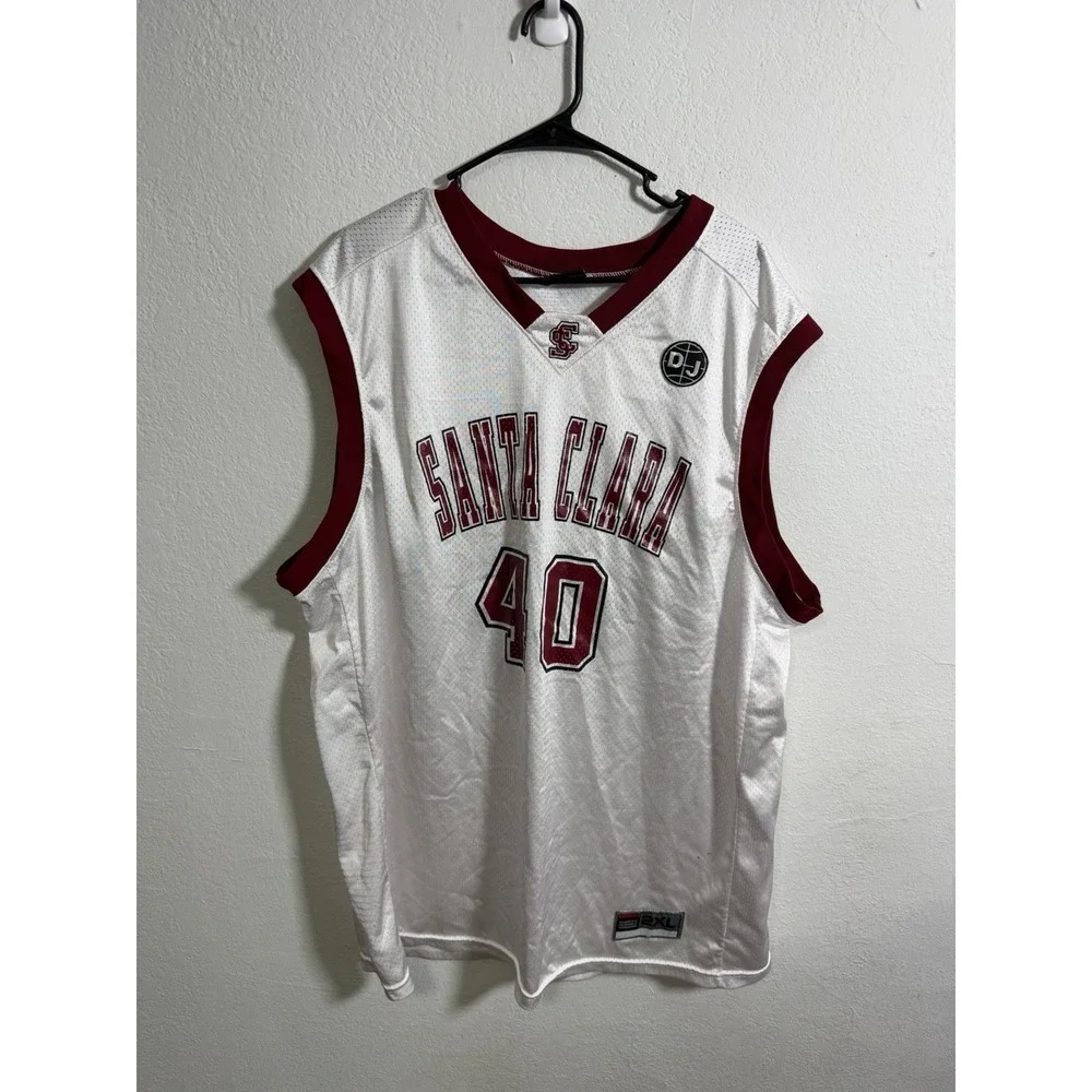 Vintage Nike Santa Clara Broncos #40‎ Basketball Jersey / Size 2XL